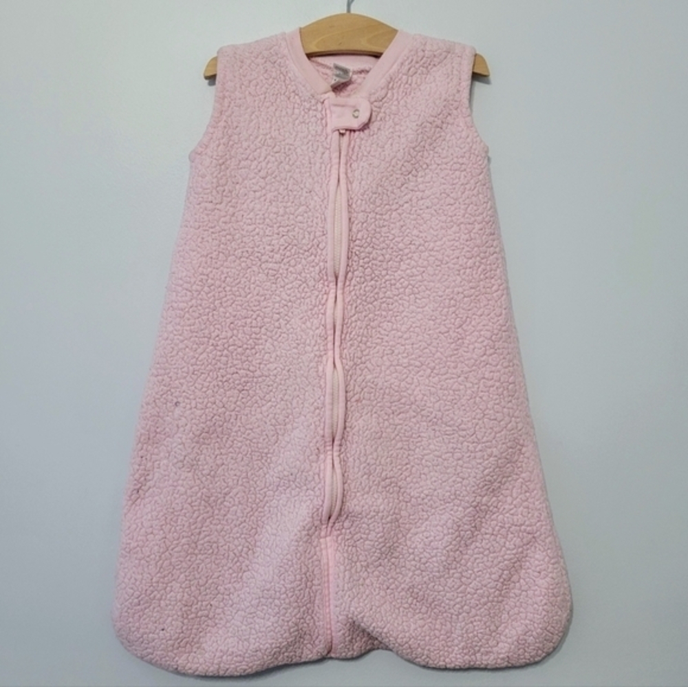 HB Sleep Sack Wearable Blanket, Large 12-18 months 22-28 lbs, Pink fleece winter